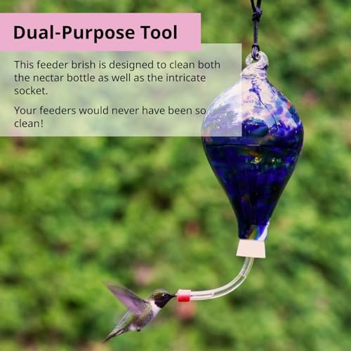 FryOilSaver Co. B129C Hummingbird Feeder Cleaning Brush, 14in