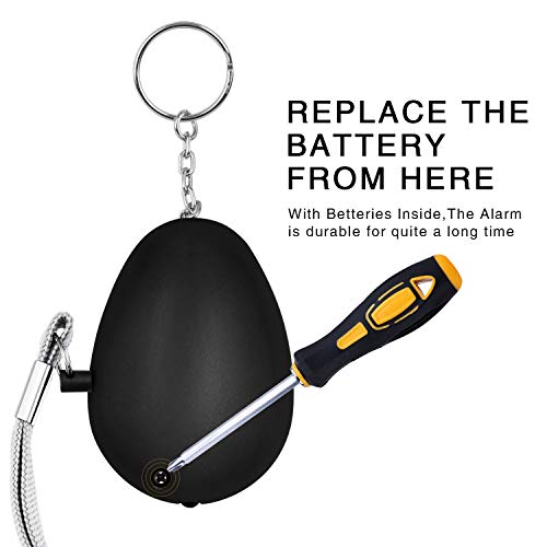 KOSIN Personal Safety Alarm, 6 Pack 140DB Personal Security Alarm Keychain