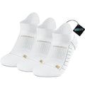 Rahhint Running Ankle socks Coolmax Moisture Wicking & Breathable Cushioned - color: White, size: Small