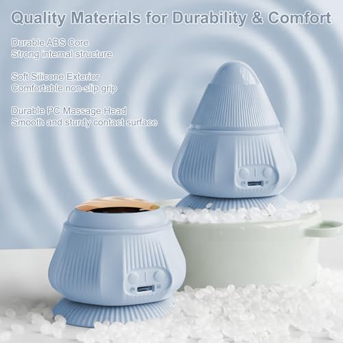 Mini Muscle Massager with Heat and Vibration Ball Massage Head