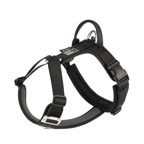 No-Pull Dog Harness Reflective Breathable Adjustable Vest - color: Black, size: XL