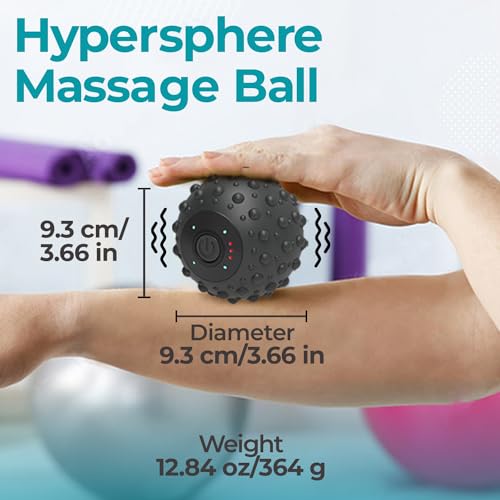 ZeenKind Vibrating Massage Ball Foot Roller Plantar Fasciitis Pain Relief - color: Sphere Massage Ball With Vibration