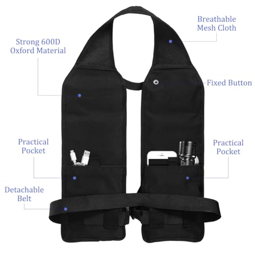 Running Vest Beer Vest Beer Storage Belt 12 Pockets Pouch Belt Holder Drinking Holder for Men