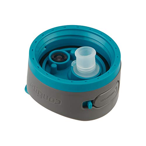 Contigo Ashland 2.0 Leak-Proof Water Bottle with Lid Lock and Angled Straw, Dishwasher Safe, Interchangeable Lid, 24oz, Juniper - color: Juniper, size: 24 oz (Pack of 1), style: Single