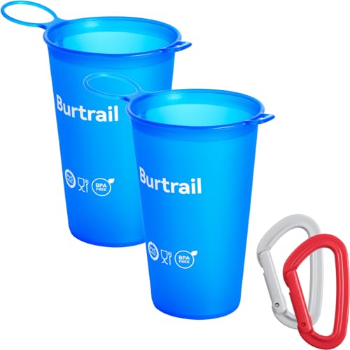 200 ml/6.8 oz-2Pack-Collapsible Cup TPU Running Water Cup Ultralight Protable with Carabiner for Backpacking,Running,Climbing,Camping,Party-BPA Free,Blue - color: 2 Pcs 200ml Sea Blue Cup