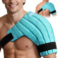 Shoulder Ice Pack Wrap, 2 Hours Rotator Cuff Cold Therapy - style: Ice Grid Gel Design