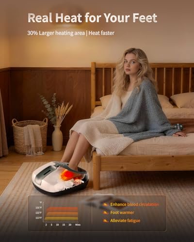 Howdy Shiatsu Foot Massager with Cooling & Heating for Plantar Fasciitis