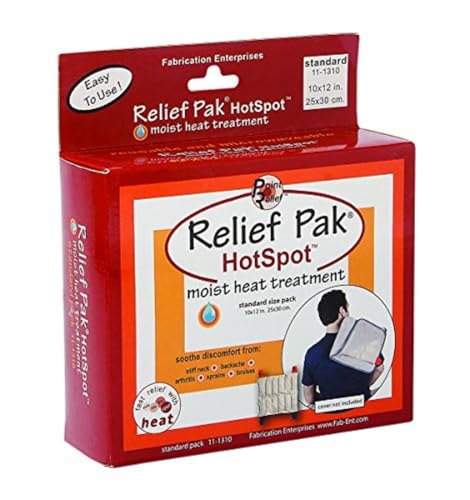 Relief Pak-11-1310 Moist Heat Pack to Ease Aches and Pains Standard Size - 10" x 12"