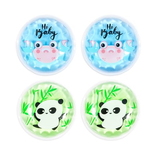 Hot and Cold Eye Pads, Reusable Eye Patches - color: Crabs+pandas