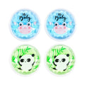 Hot and Cold Eye Pads, Reusable Eye Patches - color: Crabs+pandas
