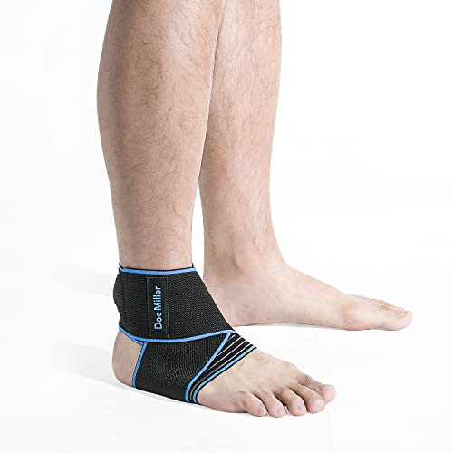 Doc Miller Ankle Brace with Compression Wrap for Men & Women