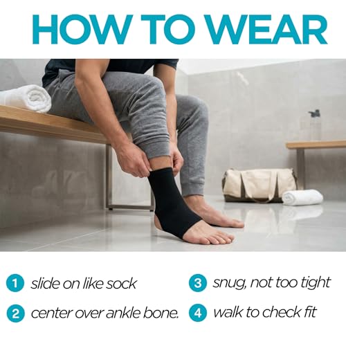 Ankle Wrap for Nikken KenkoTherm 1821, Flexible Compression Support, Medium