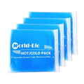 Gel Ice Packs Reusable, 4 Pack Small Hot Cold Compress for Face & Ankle - style: 6.3"x5.1", 4 PACK