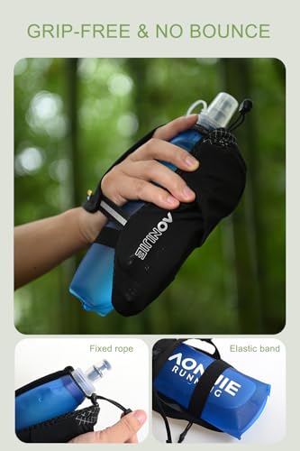 AONIJIE Handheld Water Bottle Running Small with 17oz (500ml) Soft Flask