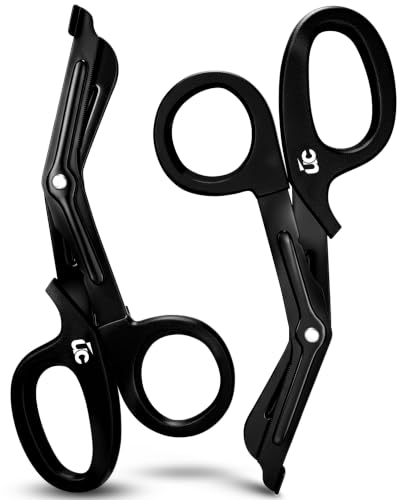 Utopia Care Trauma Shears For Nurses Stainless Steel Bandage Scissors 2 Pcs