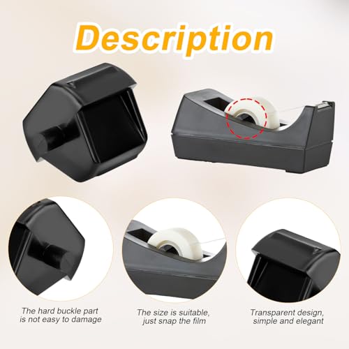 12pcs Plastic Tape Dispenser Replacement Core