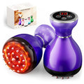 Lymphatic Drainage Massager 4-in-1 Anti-Cellulite Massage Tools - color: Iris Purple