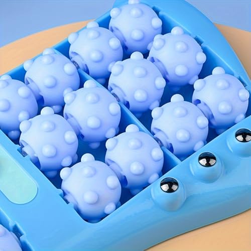 Foot Massager for Plantar Fasciitis Relief,Deep Tissue Muscle Recovery,Relaxing Gifts Massage Roller Tool for Feet (Blue) - color: Blue