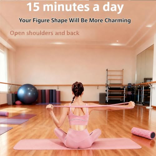 Resistance Bands with Handles,Figure 8 Resistance Band Elastic Fitness Bands Exercise Band for Home Yoga Gym Workout - color: Grey25LB-Enhanced Version