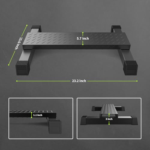 Steel Calf Raise Block, Heavy-Duty Standing Calf Machine, Anti-Slip Solid Platform for Calf Stretching, Squats, Foot Stretch, Home Gym Workout Equipment