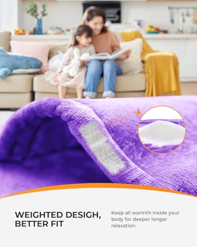 CooCoCo FSA Eligible Back Heating Pads for Women Grandma, Purple - size: 24" X 33" (Purple)
