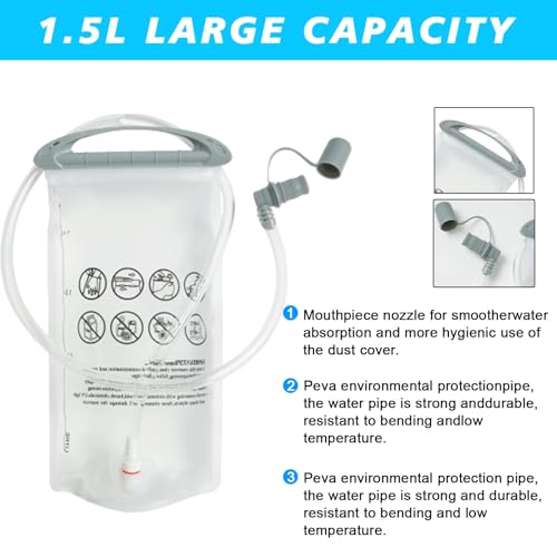 Running Hydration Vest Backpack with 1.5L Bladder for Men Women - color: white, size: without hydration