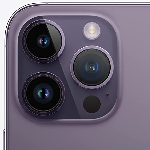 Apple iPhone 14 Pro Max, 512GB, Deep Purple for Boost Mobile (Renewed) - color: Deep Purple, size: 512GB