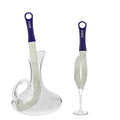 KUWAN Flexible Bottle Cleaning Brush Multi-Function Household Tools Scourer - color: White