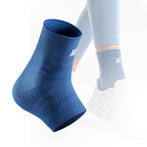 LP 116XT Target Compression Ankle Brace Sleeve for Men & Women - color: Dark Blue, size: Large