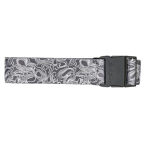 Eddie Bauer Trail Belt Active Stretch Webbing with Quick Release Buckle - color: Topographic
