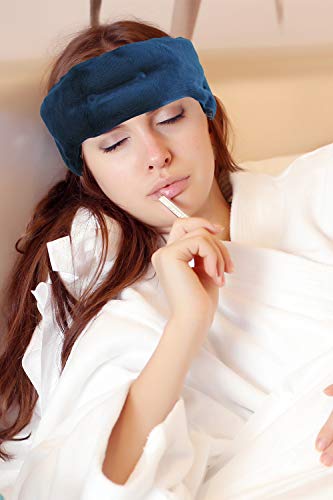 Headache Ice Pack for Migraine, Sinus, Dental Pain, TMJ Relief | Cooling Gel Eye Mask | Medical Grade Hot Cold Pack | Soft Plush Pain Relief Gel Headache Headband | Heatable Neck Wrap + Warm Compress - style: Head, Face, Jaw, Neck, Sinus Hot and Cold Ice