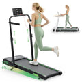 AKLUER Walking Pad Treadmill with 12% Auto Incline Adjustable Handlebar - color: Black