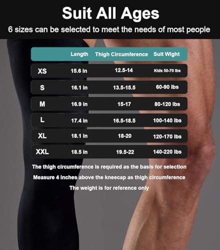 SUJAYU 2 Pairs Full Leg Compression Sleeve, Calf Compression Sleeve Women Men, Long Leg Sleeves for Basketball Running - color: Black+white, size: Small