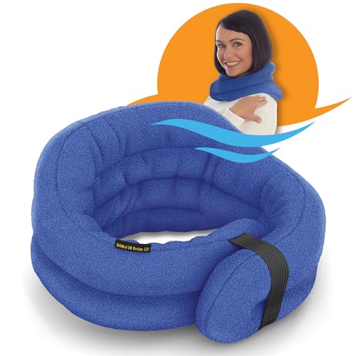 SunnyBay Hands-Free Heating Pad, Neck and Shoulder, 26 inch, Sky Blue - color: Handsfree - Sky Blue