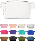 YOSHUYUKI Fanny Pack Crossbody Bag Trendy Waterproof Small Sling Cross Body Purse for Women Men Fashion Waist Packs Mini Belt Pouch Chest Bum Hip Bag Lulu Dupes for Travel Vacation Running Frost - color: Frost