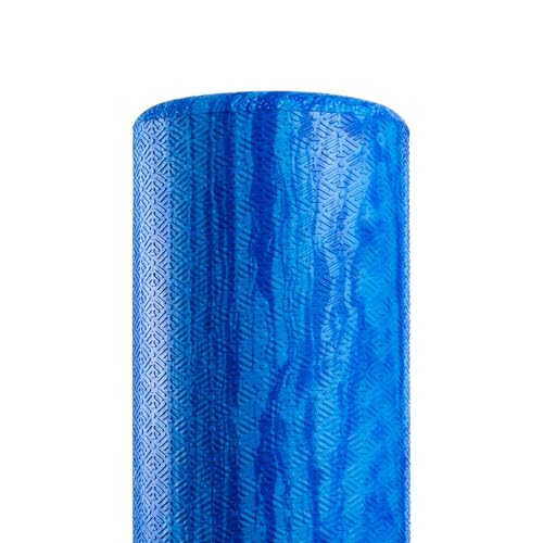OPTP PRO-Roller Soft Density Foam Roller – Round, Short Blue, 18" x 6" - color: Blue 18" X 6" Short Round Roller