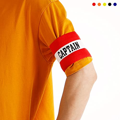 PATIKIL Captain's Armband, Elastic Arm Band for Soccer Training - color: Yellow