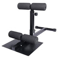 INNOLIFE Sissy Squat Machine Adjustable Height, Protective Foam Thick Steel Fitness Home Gym - color: Black & Red