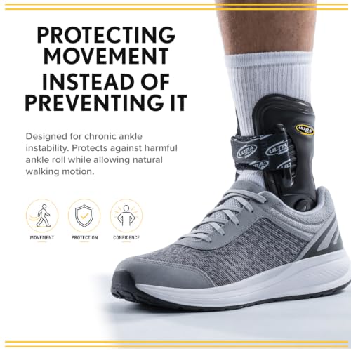 Ultra High-5 Rigid Ankle Brace – Chronic Ankle Instability, Boot Ready - size: Small (Pack of 1)