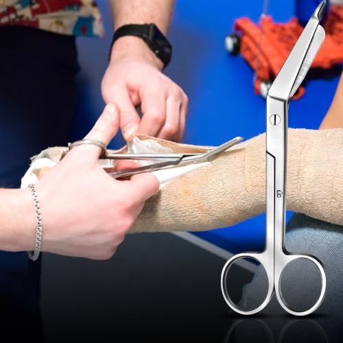 Utopia Care Surgical Bandage Scissors, 5.5 Inch Stainless Steel