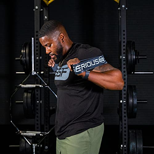 Serious Steel Fitness 32" Resistance Training Bands (Portable Exercise Band System Training Bands- Great for Individuals Under 5'10") - color: #5 Black (60-150 lbs.)