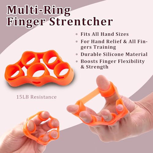 CYFIE Grip Strength Trainer Kit Adjustable 10-132Lbs Hand Exerciser Counter - color: Pink