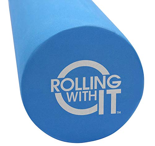 Rolling With It High Density Foam Roller for Physical Therapy - size: 13 x 6 Inch