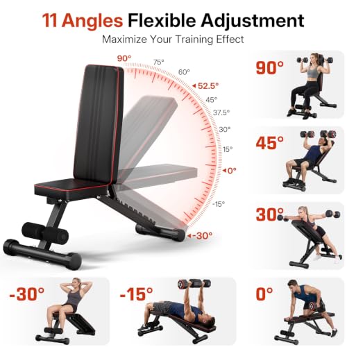 Multi-Function Compact Weight Bench Set Home Gym - color: Black 2.0
