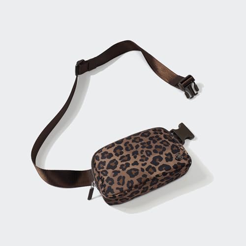Pander Crossbody Belt Bag for Women and Men, Travel and Everyday Use - color: Leopard Multi