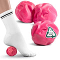 Oceanfoam Massage Ball Roller, Lacrosse Ball Massage Therapy, Hot Pink, 3pk - color: Pack of 3 (Hot Pink)