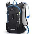 Lightweight Hydration Backpack, Running Backpack with 2L Water Bladder - color: Blue