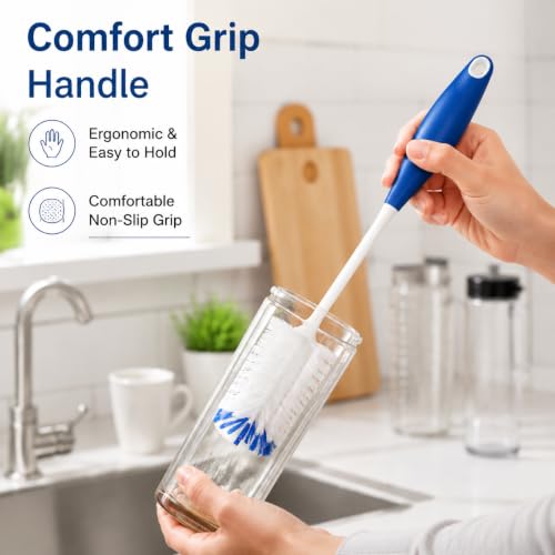 2 Pack Bottle Brushes - color: Blue