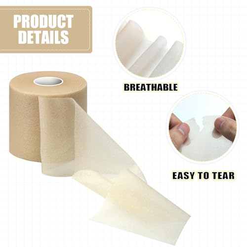 2.75‑Inch 30‑Yard Beige Athletic Pre‑Wrap Tape - color: Beige