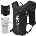 INOXTO Running Hydration Vest Backpack,Lightweight Insulated Pack with 1.5L Water Bladder Bag Daypack for Hiking Trail Running Cycling Race Marathon for Women Men - color: Black